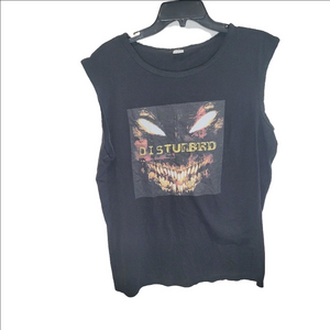 Disturbed Vagary & Vasy Vintage Sleeveless Mens Band Graphic Tee